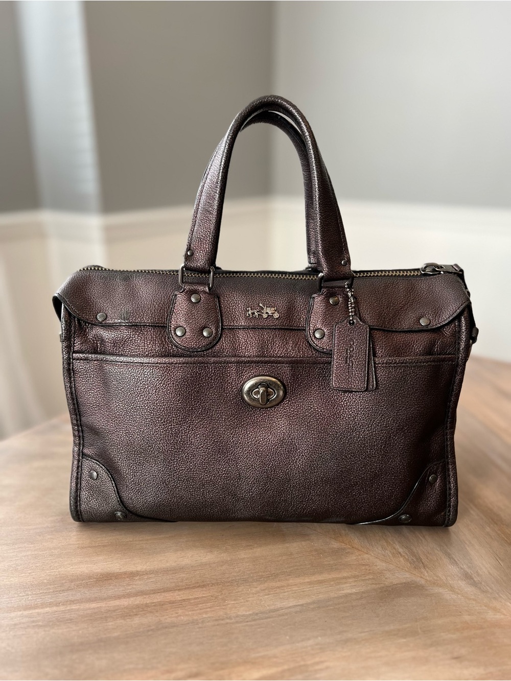 Coach Rhyder Metallic Purple 33739